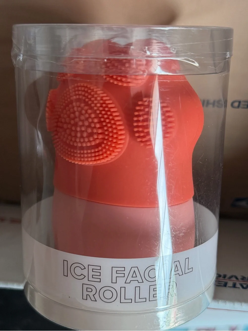 Ice Facial Roller - Coral Silicone Facial Cleanser